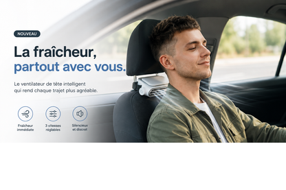 Turbox – Ventilateur appuie-tête voiture