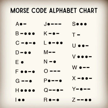 Collier Love Code™ — Votre message secret en Morse